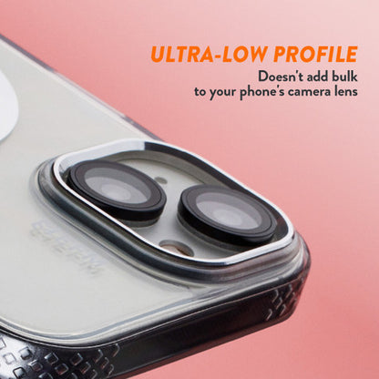 EFM Camera Lens Armour iPhone 15/15 Plus - Carbon