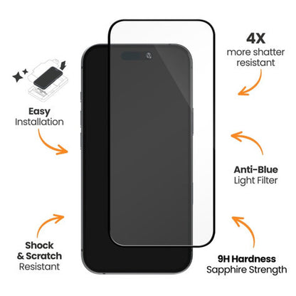 EFM TT Sapphire Screen Armour iPhone 16 - Clear