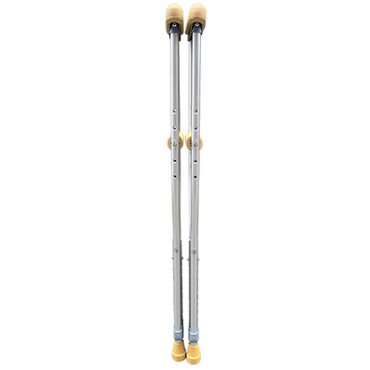 Livingstone Underarm Crutches Aluminium Youth Adjustable 94-114cm 2/Pack - Silver x15