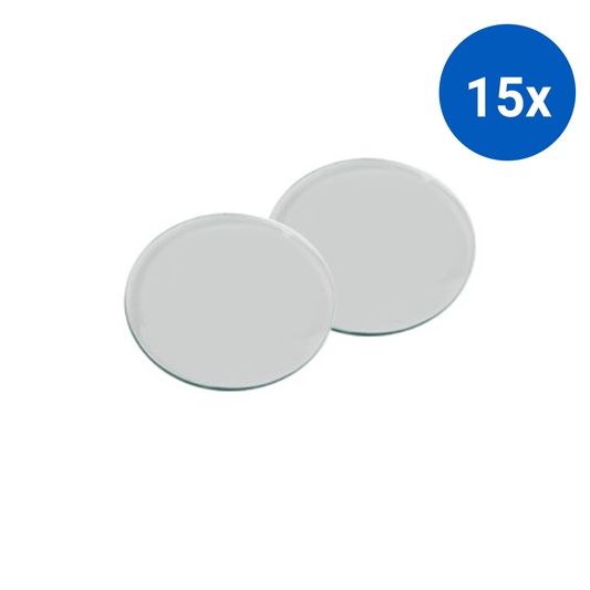 Superior Marienfield Microscope Cover Slip 22x16mm No.1 Thickness Round European Glass 100/Pack Germany - Clear x15