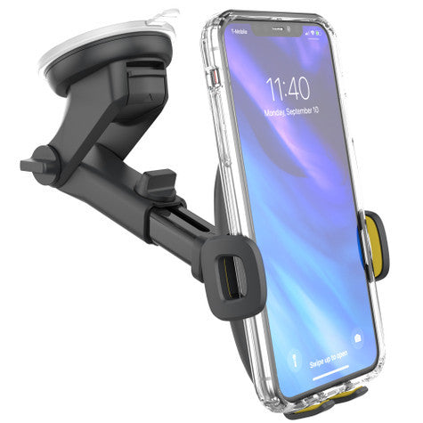 Encased Dash & Windshield Car Mount – Yellow