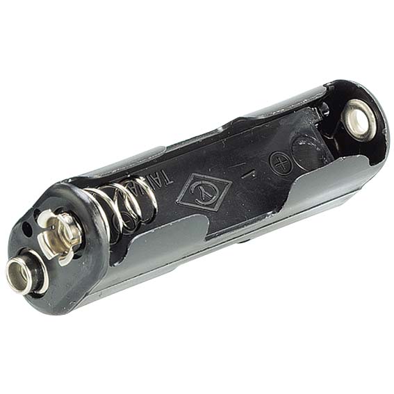 Battery Holder 2x AA Size - Black x250