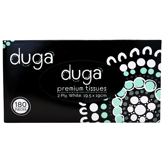 Duga Executive Facial Tissues 2 Ply 180 Sheets 36 Boxes/Carton - White x10
