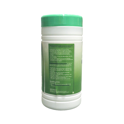 Liv-Wipe Hospital Grade Sanitiser Disinfectant Wipes 20 x 30cm TGA 100/Tub 800/Carton - White x5