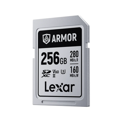 Lexar Professional Armor Silver Pro SDXC UHS-II Card 256 GB - Silver