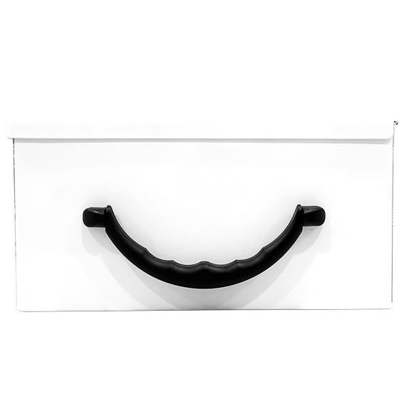 Livingstone First Aid Empty Metal Case 2-Way 44x28x14cm Wall Mountable Self Lock-In - White x5