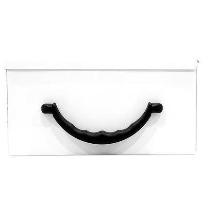 Livingstone First Aid Empty Metal Case 2-Way 44x28x14cm Wall Mountable Self Lock-In - White x5
