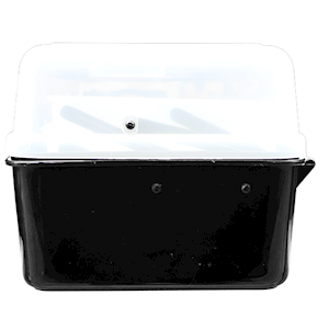 Livingstone First Aid Empty Plastic Case 40x22x16.3 cm - Black/White x15