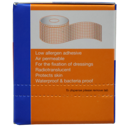 Fix-A-Clear Transparent Adhesive Waterproof Tape Dressing 5cm x 10m - Clear x10