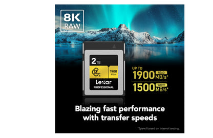 Lexar Professional CFexpress Type B Gold Series 2TB – Black
