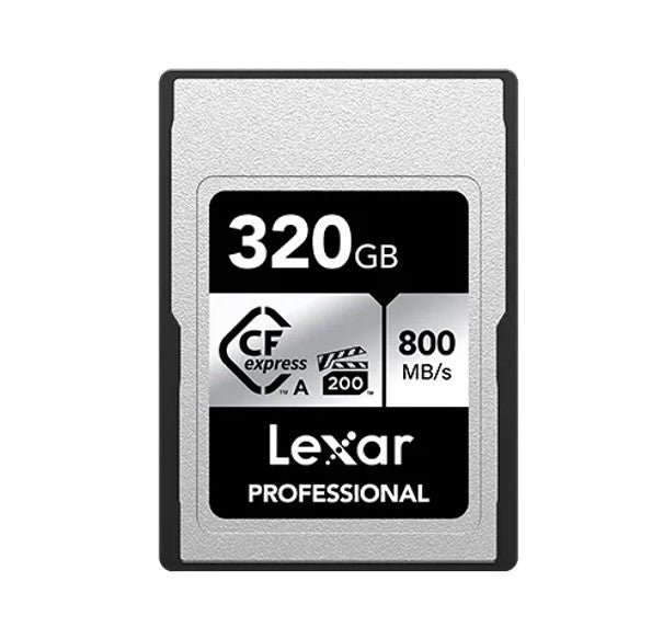 Lexar Professional CFexpress Type A Silver Series 320GB – Black