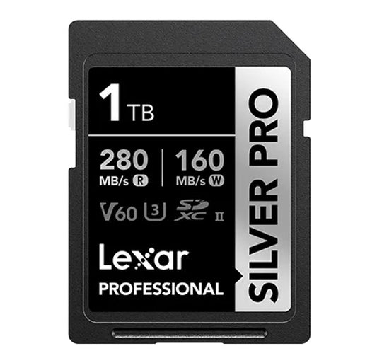 Lexar Professional SILVER PRO SDXC UHS-II Card 1TB – Black
