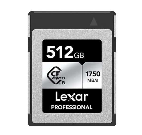 Lexar Professional CFexpress Type B Silver Series 512GB – Black