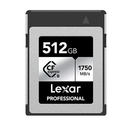 Lexar Professional CFexpress Type B Silver Series 512GB – Black