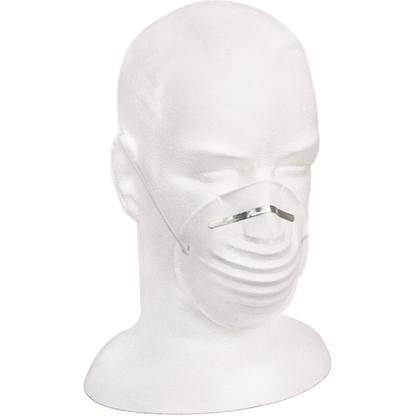 Livingstone Round Dust Mask Elastic Head Band for Non-Therapeutic Use 50/Box - White x35