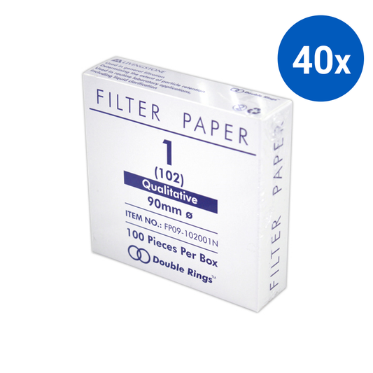Livingstone Qualitative Filter Paper No. 102 (No.1) 90mm 100 Pcs/Box - White x40