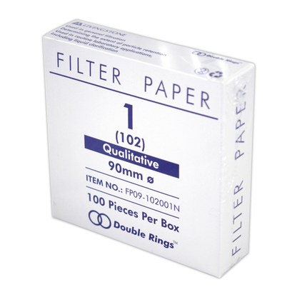 Livingstone Qualitative Filter Paper No. 102 (No.1) 90mm 100 Pcs/Box - White x40
