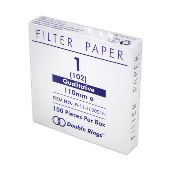 Livingstone Qualitative Filter Paper No. 102 (No.1) 110mm Medium Speed 100 Pcs/Box - White x30