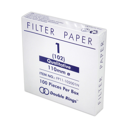 Livingstone Qualitative Filter Paper No. 102 (No.1) 110mm Medium Speed 100 Pcs/Box - White x30