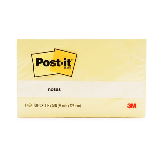 Post‑It Recycled Notes Canary Yellow 76 x 76mm 16‑Pack