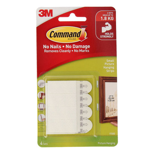 Command 17202 Small Picture Hanging Strips 4 Pack - 9 Box