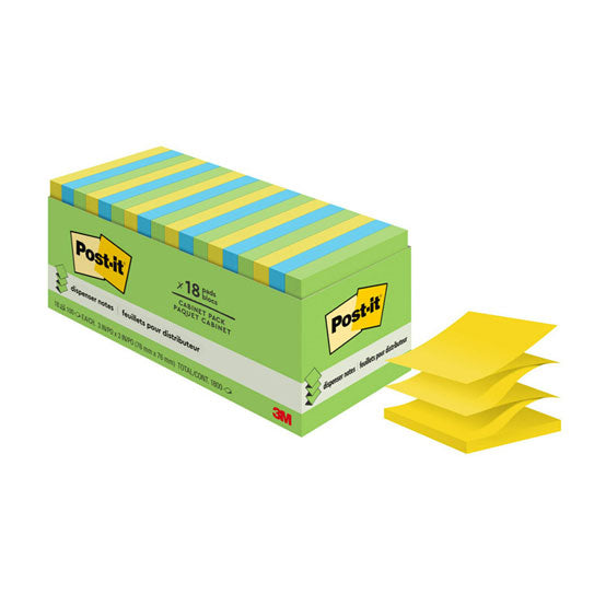 Post‑It Pop‑Up Notes Jaipur 76 x 76mm 18‑Pack