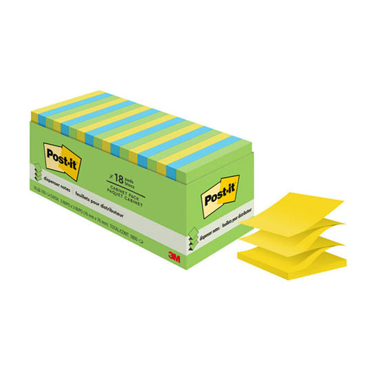 Post‑It Pop‑Up Notes Jaipur 76 x 76mm 18‑Pack