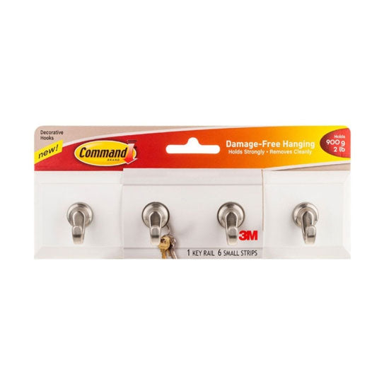 Command HOM18Q Key Rail Rack 2-Box