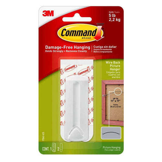 Command 17041 Wire Back Picture Hangers – 6 Box