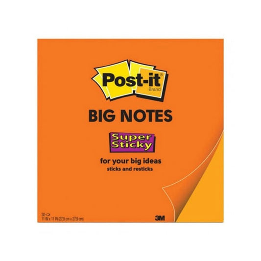 Post‑It Super Sticky BIG Notes Orange 279 x 279mm