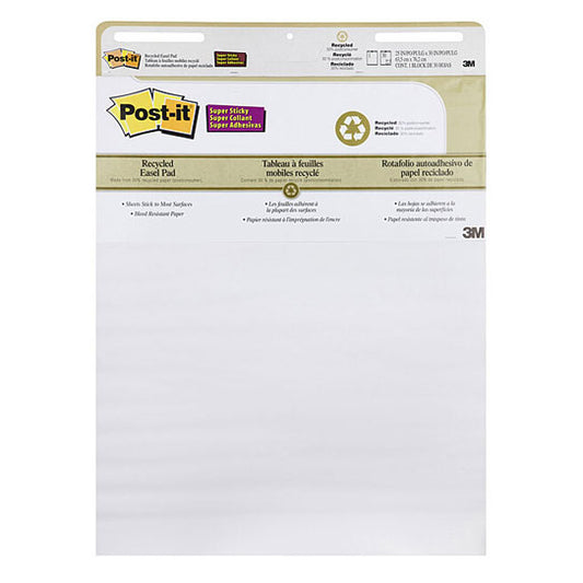 Post‑It Easel Pads Recycled 635 x 762mm Box of 2