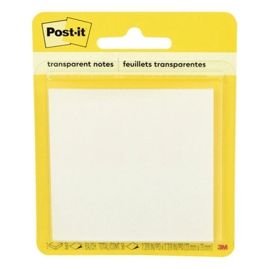 Post‑It Notes Transparent Clear 600‑TRSPT Box of 6