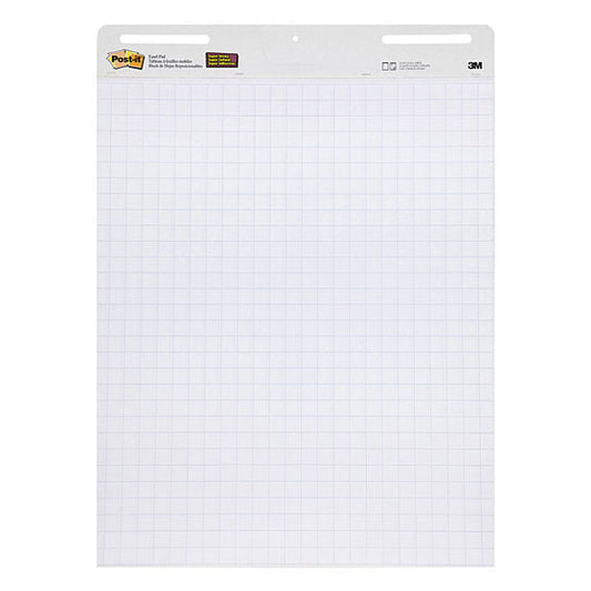 Post‑It Self Stick Easel Pads Blue Grid 560 635 x 775mm Box of 2