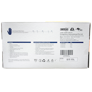Safeplus Thick Nitrile Gloves Medium Size 245mm Cuff Heavy Duty Powder Free 100/Box 1000/Carton - Orange x5