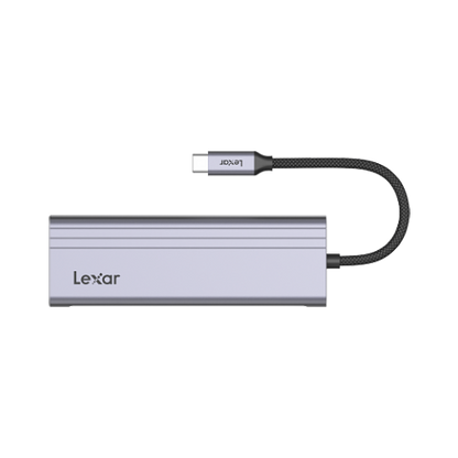 Lexar H31 7-in-1 USB-C Hub - Silver