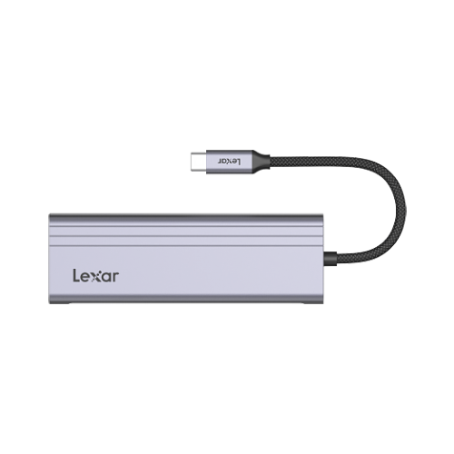 Lexar H31 7-in-1 USB-C Hub - Silver