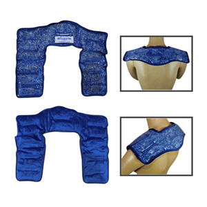 Livingstone Hot and Cold Pack with Crystal Velvet Cloth  41x34cm 500g 1/Box - Blue x25