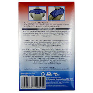 Livingstone Hot and Cold Pack with Crystal Velvet Cloth  41x34cm 500g 1/Box - Blue x25