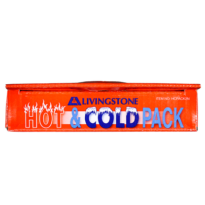 Livingstone Hot & Cold Pack 24.5 x 11.5cm 200g with Pouch Gel 2/Box - Clear x40