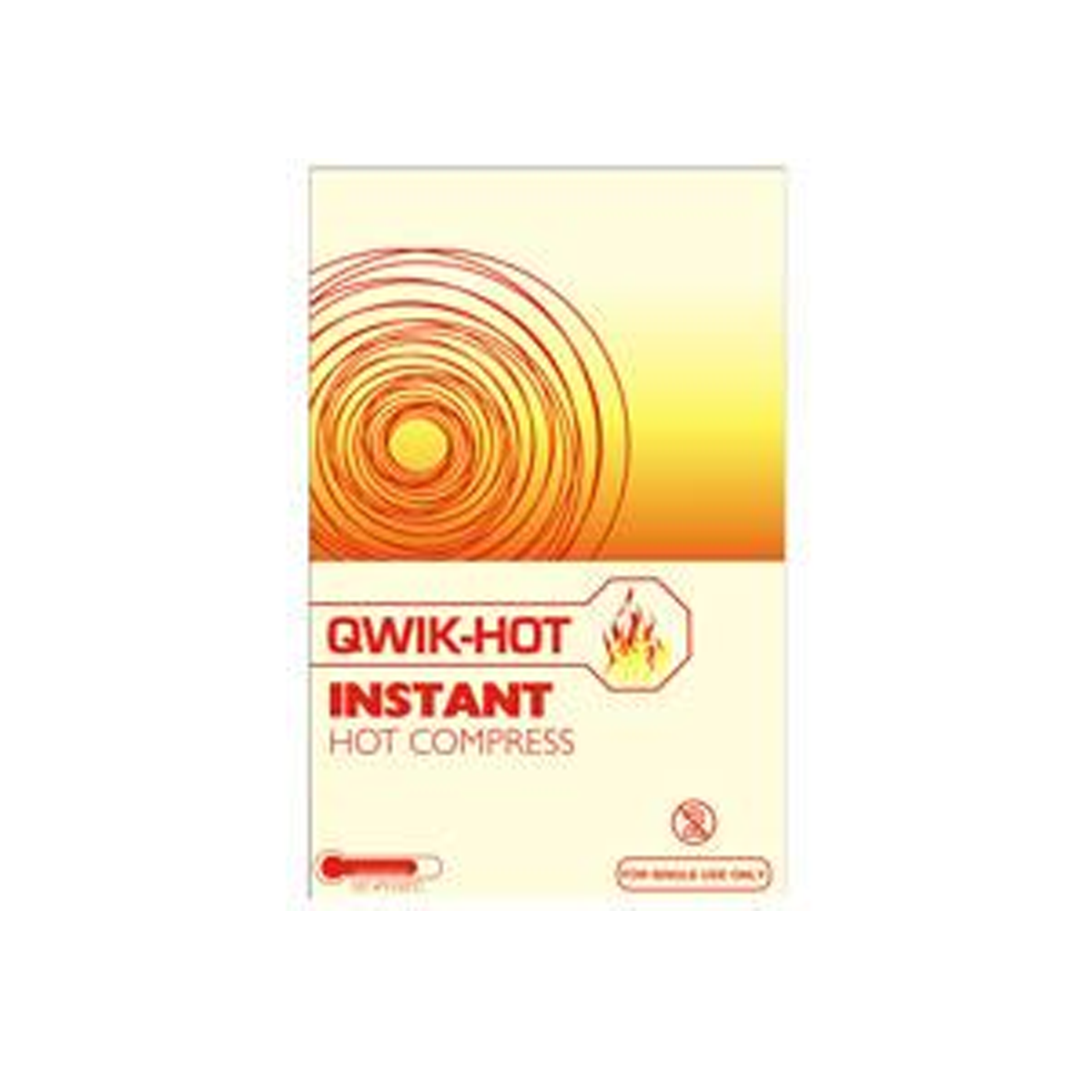 Qwik-Hot Instant Hot Pack 22 x 14cm 10/Box - White x20