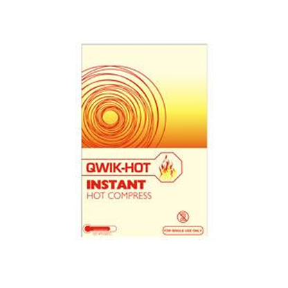 Qwik-Hot Instant Hot Pack 22 x 14cm 10/Box - White x20