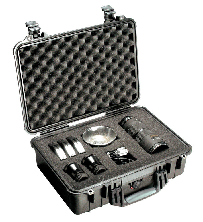 Pelican 1500 Protector Case with Foam - Black