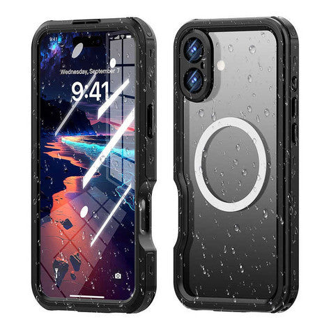 Krakatoo D-UP Waterproof Case iPhone 16 Plus - Black