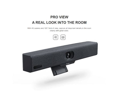 Yealink MeetingBar A10 All‑in‑One Video Collaboration Bar for Small Rooms & Home Offices with VCR11 Remote