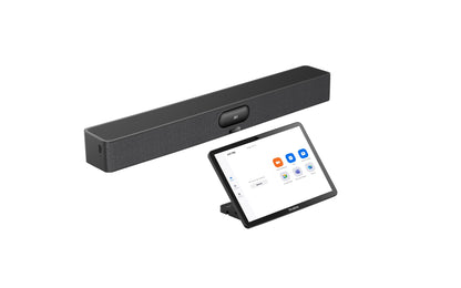 Yealink MeetingBar A25‑031 AI‑Powered Video Bar with 151° Triple‑Lens System & One‑Cable Solution for Teams & Zoom