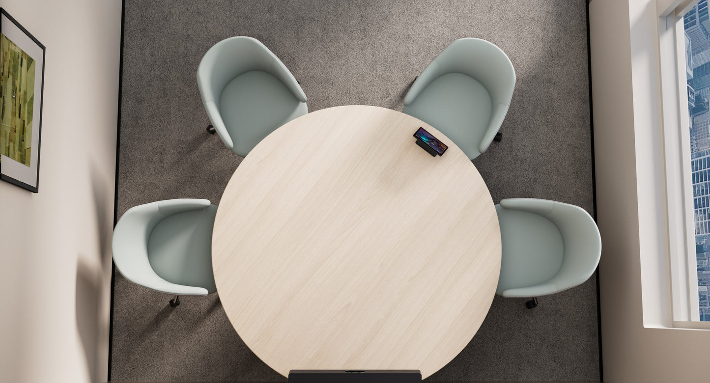 Yealink MeetingBar A25‑031 AI‑Powered Video Bar with 151° Triple‑Lens System & One‑Cable Solution for Teams & Zoom