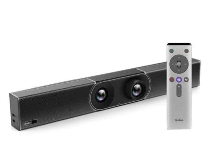Yealink MeetingBar A30 All‑In‑One Android Video Bar with Dual 4K Cameras, Auto Framing & VCR11 Remote
