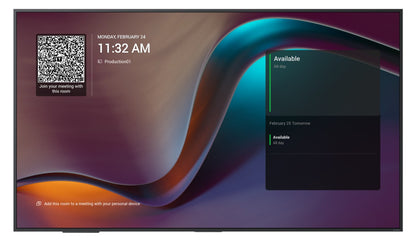 Yealink A40‑031 MeetingBar Kit + MD86 86" 4K MeetingDisplay with CTP25 Touch Panel & Wireless Casting