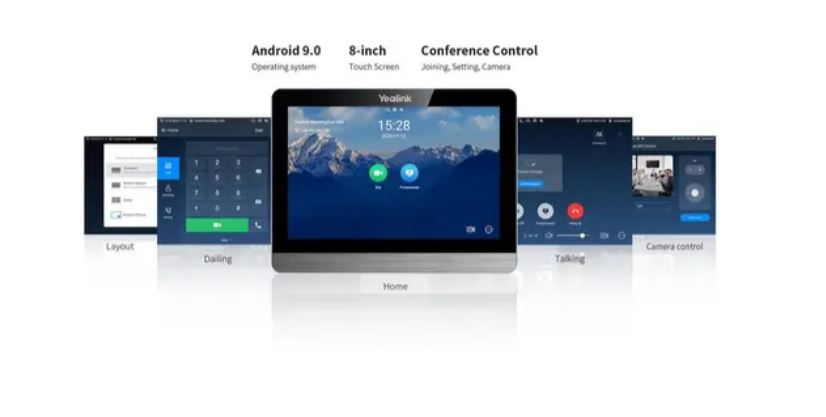 Yealink CTP18 Teams Collaboration Touch Panel with 8‑Inch Screen, Annotation & Conference Control