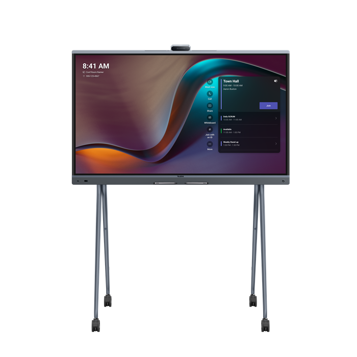 Yealink MB65Pro A02 65" MeetingBoard Microsoft Teams Certified Android Collaboration Display with Triple‑Eye 50MP Camera System